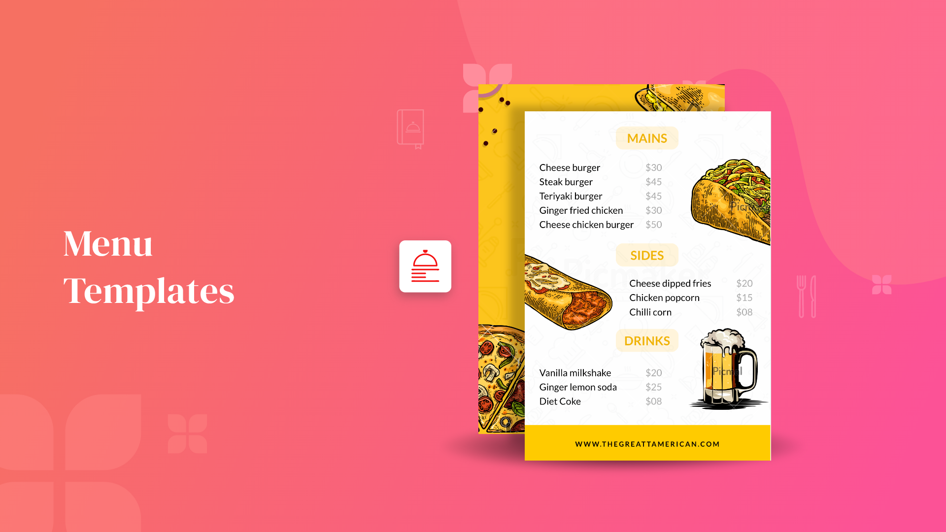 Easy and Free Customizable Menu Templates | Picmaker
